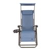 Snow Joe Bliss Hammocks Gravity Free Chair w Canopy, Pillow, Drink Tray GFC-436DB